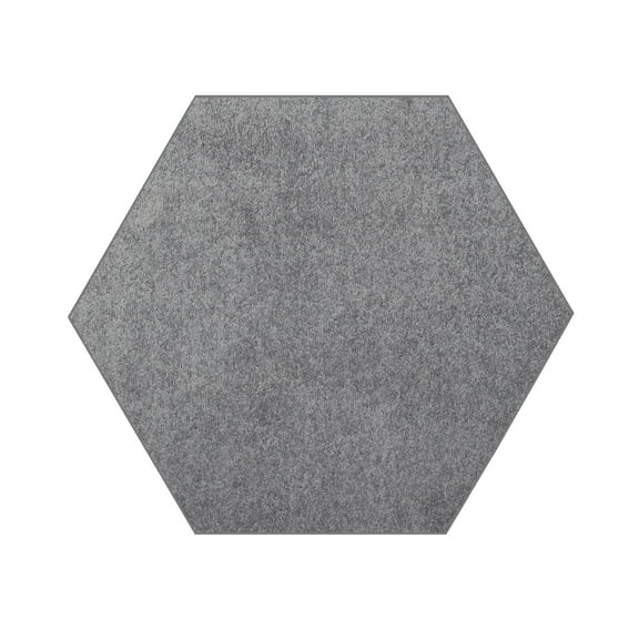 Furnish My Place DC Custom Rug - 2 ft. Hexagon, Grey, Indoor Rug for Bedrooms, Hallways, Living Rooms