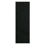 Furnish My Place DC Custom Rug - 2 ft. x 10 ft., Black, Indoor Rug for Bedrooms, Hallways, Living Rooms