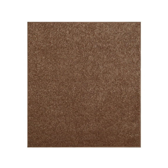 Furnish My Place DC Custom Rug - 2 ft. x 2 ft., Square, Brown, Indoor Rug for Bedrooms, Hallways, Living Rooms