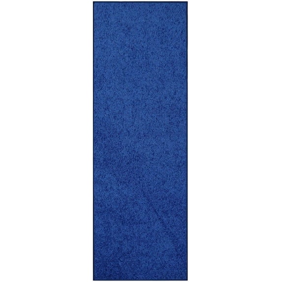 Furnish My Place DC Custom Rug - 2 ft. x 20 ft., Neon Blue, Indoor Rug for Bedrooms, Hallways, Living Rooms