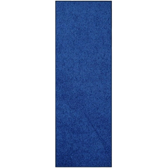 Furnish My Place DC Custom Rug - 2 ft. x 32 ft., Neon Blue, Indoor Rug for Bedrooms, Hallways, Living Rooms
