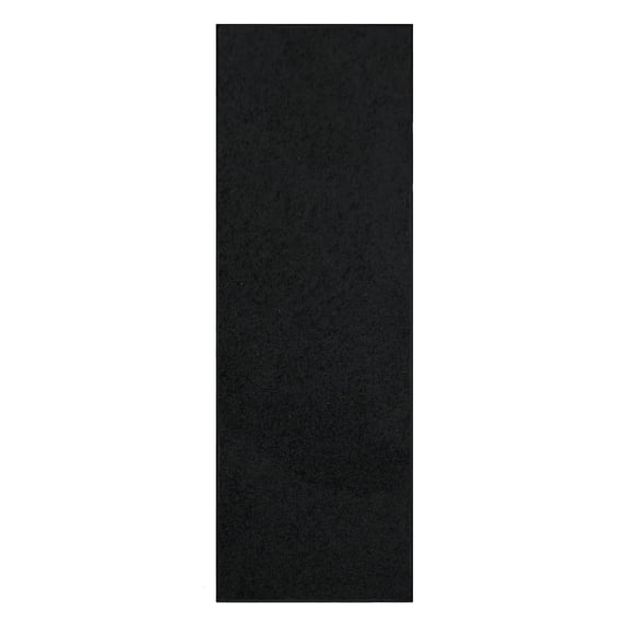 Furnish My Place DC Custom Rug - 2 ft. x 38 ft., Black, Indoor Rug for Bedrooms, Hallways, Living Rooms