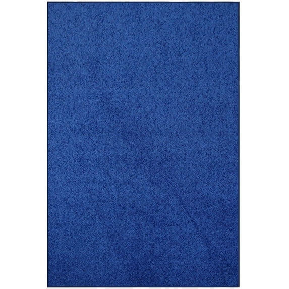 Furnish My Place DC Custom Rug - 2 ft. x 6 ft., Neon Blue, Indoor Rug for Bedrooms, Hallways, Living Rooms
