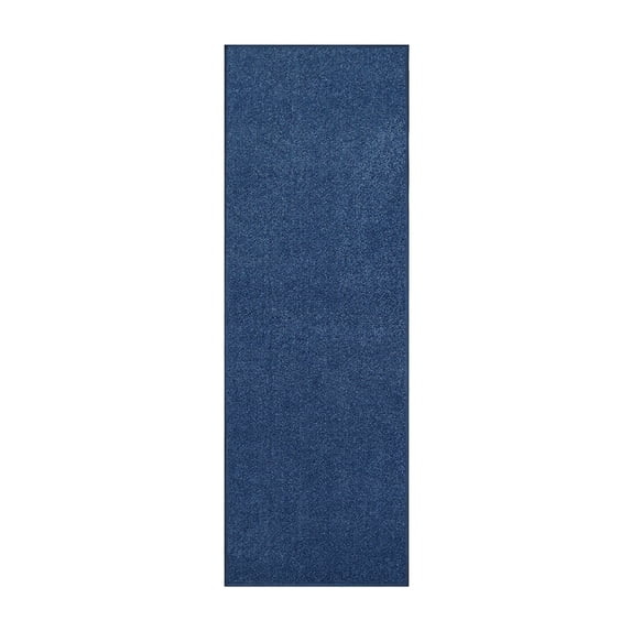 Furnish My Place DC Custom Rug - 2 ft. x 8 ft., Solid, Royal Blue, Indoor Rug for Bedrooms, Hallways, Living Rooms