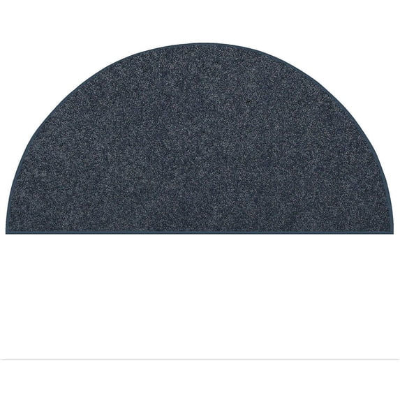 Furnish My Place DC Custom Rug - 20" x 40" Half Round, Petrol Blue, Indoor Rug for Bedrooms, Hallways, Living Rooms