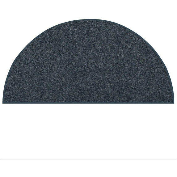 Furnish My Place DC Custom Rug - 22" x 44" Half Round, Petrol Blue, Indoor Rug for Bedrooms, Hallways, Living Rooms