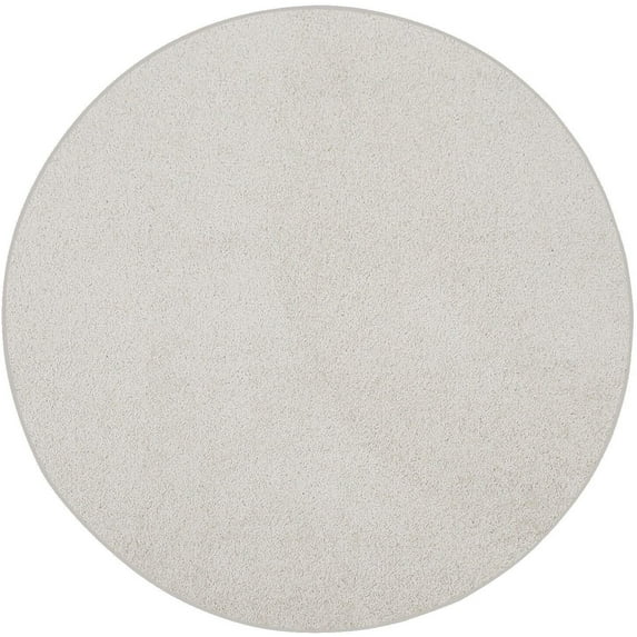 Furnish My Place DC Custom Rug - 3 ft. Round, Off White, Indoor Rug for Bedrooms, Hallways, Living Rooms