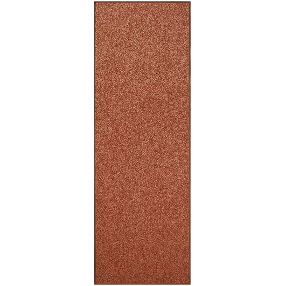 Furnish My Place DC Custom Rug - 3 ft. x 28 ft., Rust, Indoor Rug for Bedrooms, Hallways, Living Rooms