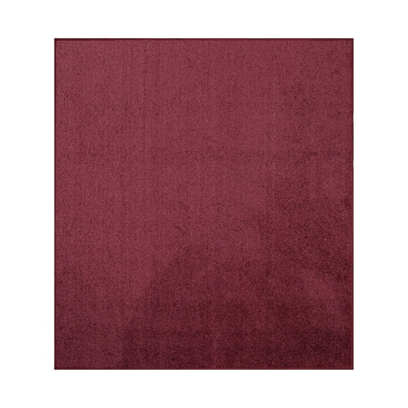 Furnish My Place DC Custom Rug - 3 ft. x 3 ft., Square, Cranberry, Indoor Rug for Bedrooms, Hallways, Living Rooms