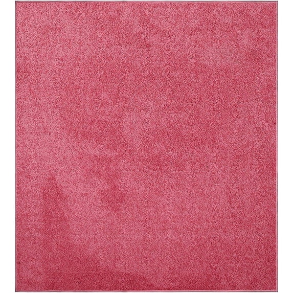 Furnish My Place DC Custom Rug - 3 ft. x 3 ft., Square, Pink, Indoor Rug for Bedrooms, Hallways, Living Rooms