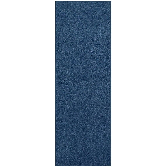 Furnish My Place DC Custom Rug - 3 ft. x 32 ft., Royal Blue, Indoor Rug for Bedrooms, Hallways, Living Rooms