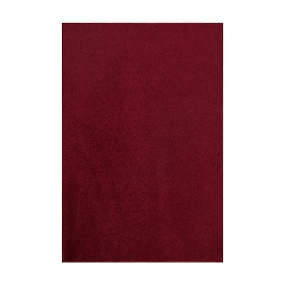 Furnish My Place DC Custom Rug - 3 ft. x 6 ft., Burgundy, Indoor Rug for Bedrooms, Hallways, Living Rooms