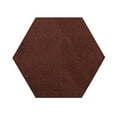 thumbnail image 1 of Furnish My Place DC Custom Rug - 4 ft. Hexagon, Chocolate, Indoor Rug for Bedrooms, Hallways, Living Rooms, 1 of 12
