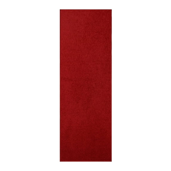 Furnish My Place DC Custom Rug - 4 ft. x 10 ft., Red, Indoor Rug for Bedrooms, Hallways, Living Rooms