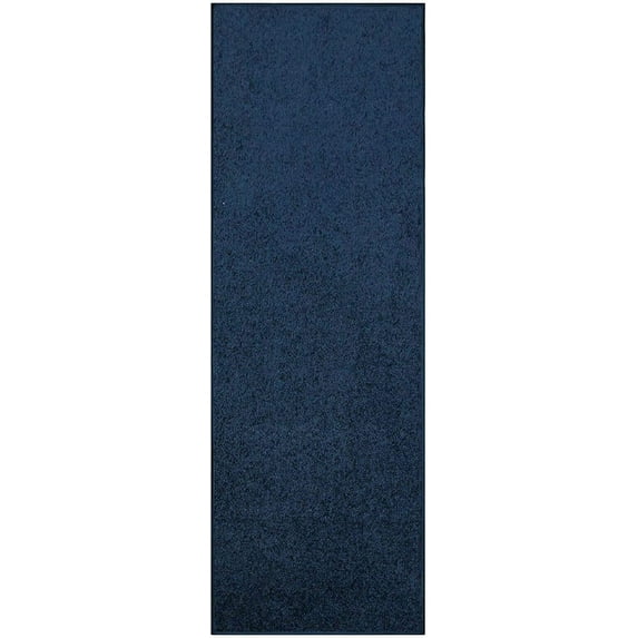 Furnish My Place DC Custom Rug - 4 ft. x 16 ft., Navy, Indoor Rug for Bedrooms, Hallways, Living Rooms