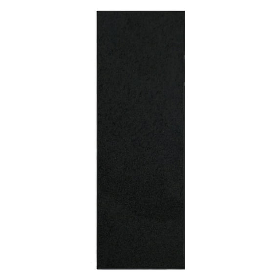 Furnish My Place DC Custom Rug - 4 ft. x 28 ft., Black, Indoor Rug for Bedrooms, Hallways, Living Rooms