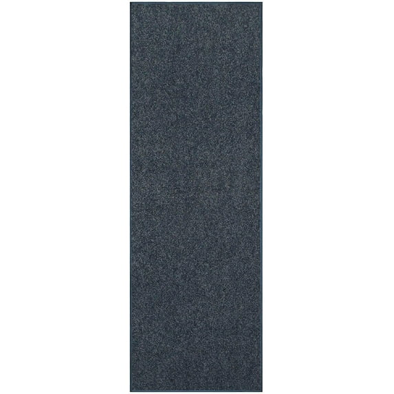 Furnish My Place DC Custom Rug - 4 ft. x 28 ft., Petrol Blue, Indoor Rug for Bedrooms, Hallways, Living Rooms