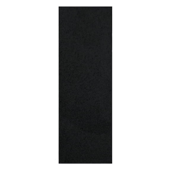 Furnish My Place DC Custom Rug - 4 ft. x 32 ft., Black, Indoor Rug for Bedrooms, Hallways, Living Rooms
