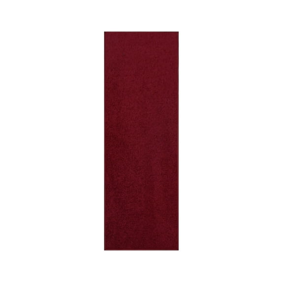 Furnish My Place DC Custom Rug - 4 ft. x 48 ft., Burgundy, Indoor Rug for Bedrooms, Hallways, Living Rooms