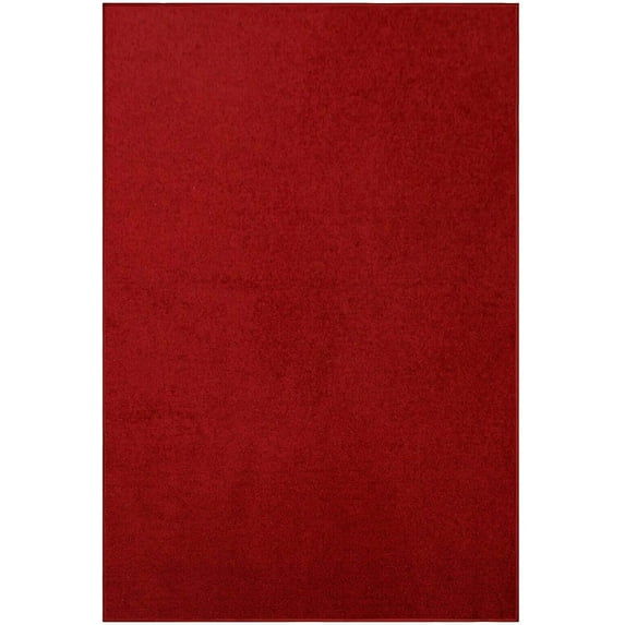 Furnish My Place DC Custom Rug - 4 ft. x 6 ft., Red, Indoor Rug for Bedrooms, Hallways, Living Rooms