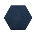thumbnail image 1 of Furnish My Place DC Custom Rug - 5 ft. Hexagon, Navy, Indoor Rug for Bedrooms, Hallways, Living Rooms, 1 of 12