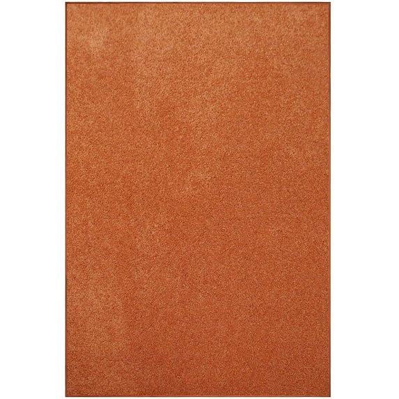 Furnish My Place DC Custom Rug - 5 ft. x 6 ft., Orange, Indoor Rug for Bedrooms, Hallways, Living Rooms