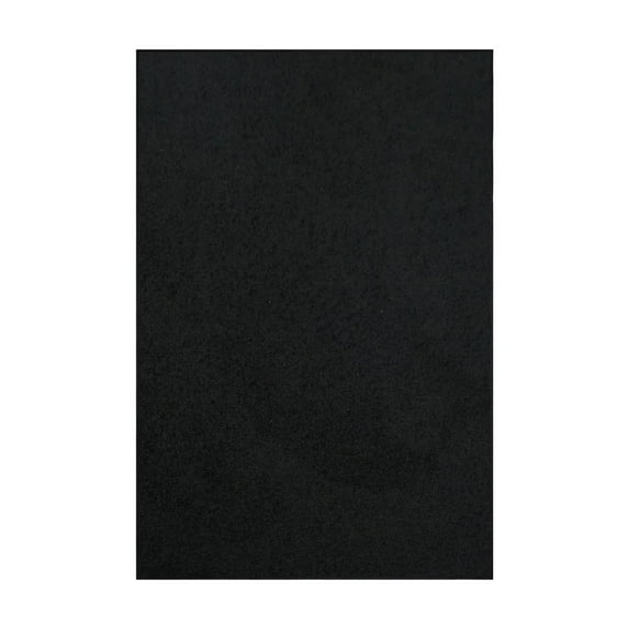 Furnish My Place DC Custom Rug - 5 ft. x 7 ft., Black, Indoor Rug for Bedrooms, Hallways, Living Rooms