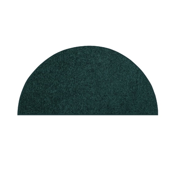 Furnish My Place DC Custom Rug - 54" x 108" Half Round, Forest Green, Indoor Rug for Bedrooms, Hallways, Living Rooms