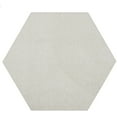 thumbnail image 1 of Furnish My Place DC Custom Rug - 6 ft. Hexagon, Off White, Indoor Rug for Bedrooms, Hallways, Living Rooms, 1 of 12