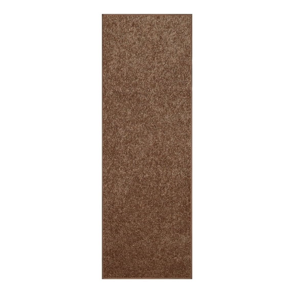 Furnish My Place DC Custom Rug - 6 ft. x 14 ft., Brown, Indoor Rug for Bedrooms, Hallways, Living Rooms