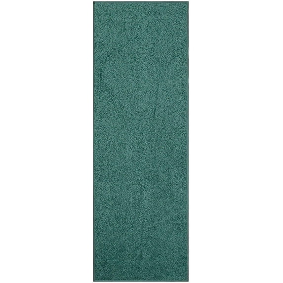 Furnish My Place DC Custom Rug - 6 ft. x 20 ft., Teal, Indoor Rug for Bedrooms, Hallways, Living Rooms
