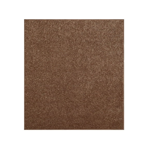 Furnish My Place DC Custom Rug - 6 ft. x 6 ft., Square, Brown, Indoor Rug for Bedrooms, Hallways, Living Rooms