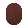 thumbnail image 1 of Furnish My Place DC Custom Rug - 6 ft. x 9 ft. Oval, Chocolate, Indoor Rug for Bedrooms, Hallways, Living Rooms, 1 of 12
