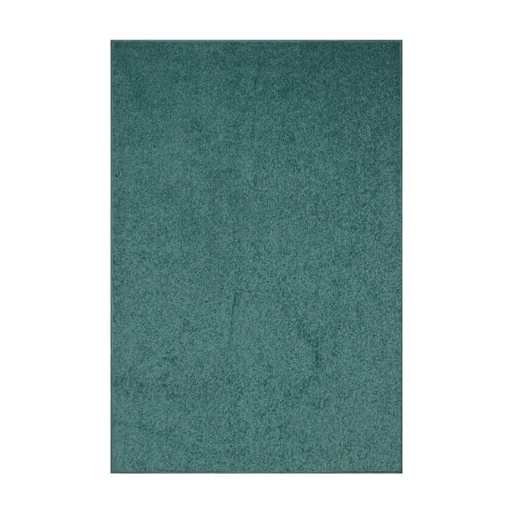 Furnish My Place DC Custom Rug - 6 ft. x 9 ft., Teal, Indoor Rug for Bedrooms, Hallways, Living Rooms