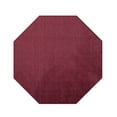 thumbnail image 1 of Furnish My Place DC Custom Rug - 7 ft. Octagon, Cranberry, Indoor Rug for Bedrooms, Hallways, Living Rooms, 1 of 12