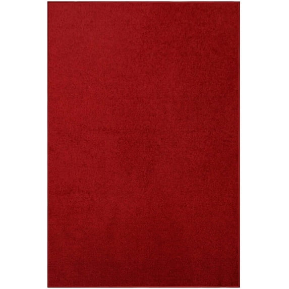 Furnish My Place DC Custom Rug - 8 ft. x 13 ft., Red, Indoor Rug for Bedrooms, Hallways, Living Rooms