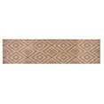 thumbnail image 1 of Furnish My Place Diamond Pattern Area Runner Rug - 2 ft. x 8 ft., Beige, Rug with Geometric Style, 1 of 9