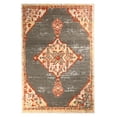 thumbnail image 1 of Furnish My Place Distressed Area Rug - 2 ft. x 4 ft., Dark Grey, Indoor Rug with Border Design, Jute Backing, 1 of 7