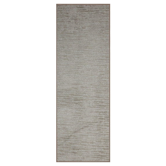 Furnish My Place Easy Fit Rug - 2 ft. x 12 ft., Brown, Custom Floor Rug for Living Rooms, Bedrooms, Hallways