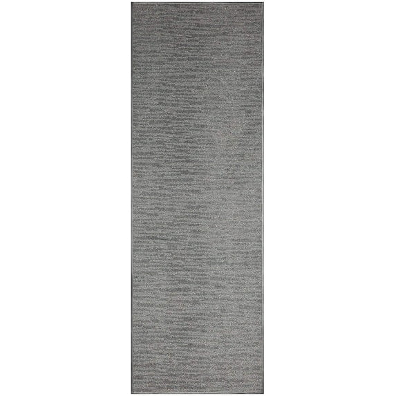 Furnish My Place Easy Fit Rug - 4 ft. x 36 ft., Light Grey, Custom Floor Rug for Living Rooms, Bedrooms, Hallways
