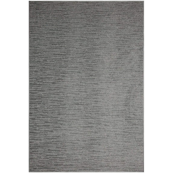 Furnish My Place Easy Fit Rug - 7 ft. x 9 ft., Light Grey, Custom Floor Rug for Living Rooms, Bedrooms, Hallways