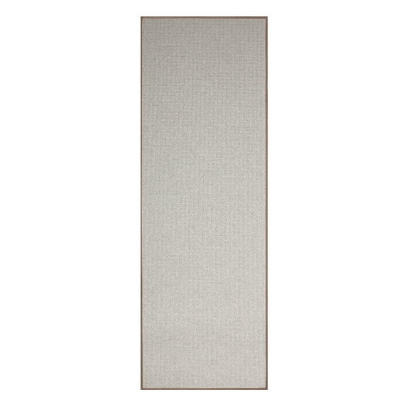 Furnish My Place Framed Rug - 2 ft. x 22 ft., Brown, Designer Accent Rug for Hallways, Living Rooms, Bedrooms