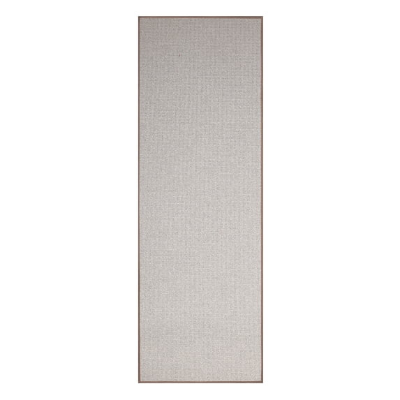 Furnish My Place Framed Rug - 2 ft. x 48 ft., Brown, Designer Accent Rug for Hallways, Living Rooms, Bedrooms