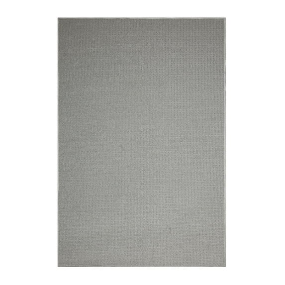 Furnish My Place Framed Rug - 8 ft. x 19 ft., Grey, Designer Accent Rug for Hallways, Living Rooms, Bedrooms