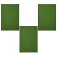 thumbnail image 1 of Furnish My Place Green Turf Artificial Grass, Indoor/Outdoor Area Rug and Runners, Great for Outdoor Decks & Patios, Gyms, Sports & Pool Areas, Landscaping, 2' x 4' Rectangle - Set of 3, 1 of 5