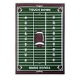 thumbnail image 1 of Furnish My Place Indoor Area Rug for Kids - 3 ft. 3 in. x 5 ft., Green, Corner Football Rug with Jute Backing, 1 of 9