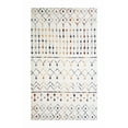 thumbnail image 1 of Furnish My Place Indoor Distressed Moroccan Style Rug with Jute Backing - 3 ft. 6 in. x 5 ft. 6 in., Ivory, Transitional, Area Rug for Living Room, Bedroom, Hallway, 1 of 9
