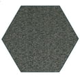 thumbnail image 1 of Furnish My Place Indoor Floor Rug - 2 ft. Hexagon, Gray, Distressed, Area Rug for Bedrooms, Hallways, Living Rooms, 1 of 5