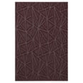thumbnail image 1 of Furnish My Place Indoor Floor Rug - 3 ft. x 5 ft., Burgundy, Geometrical Print, Customized Area Rug for Bedrooms, Hallways, Living Rooms, 1 of 5