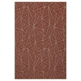 thumbnail image 1 of Furnish My Place Indoor Floor Rug - 3 ft. x 5 ft., Rust, Geometrical Print, Customized Area Rug for Bedrooms, Hallways, Living Rooms, 1 of 5